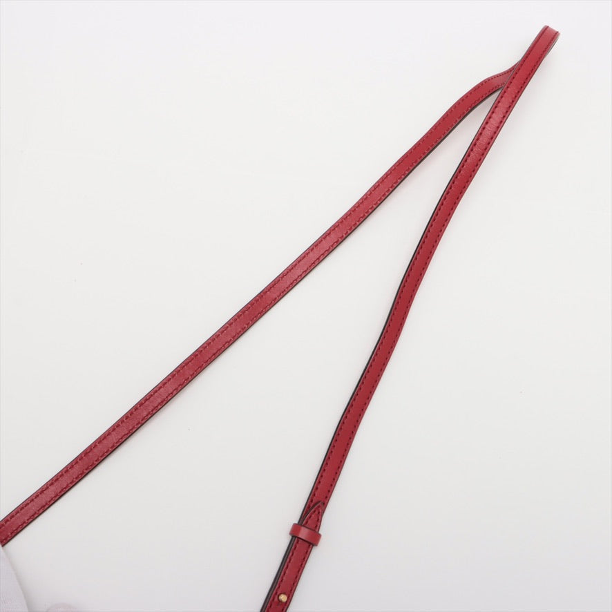 A2879 ジミーチュウ マデリン ショルダーバッグ レッド