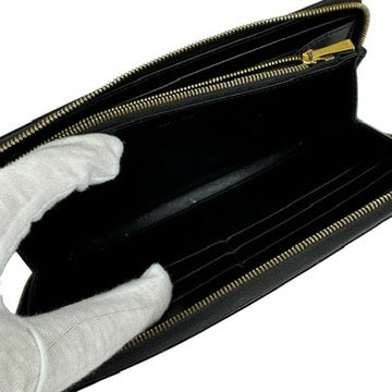 A2865 セリーヌ ラウンドジップ 長財布 ブラック