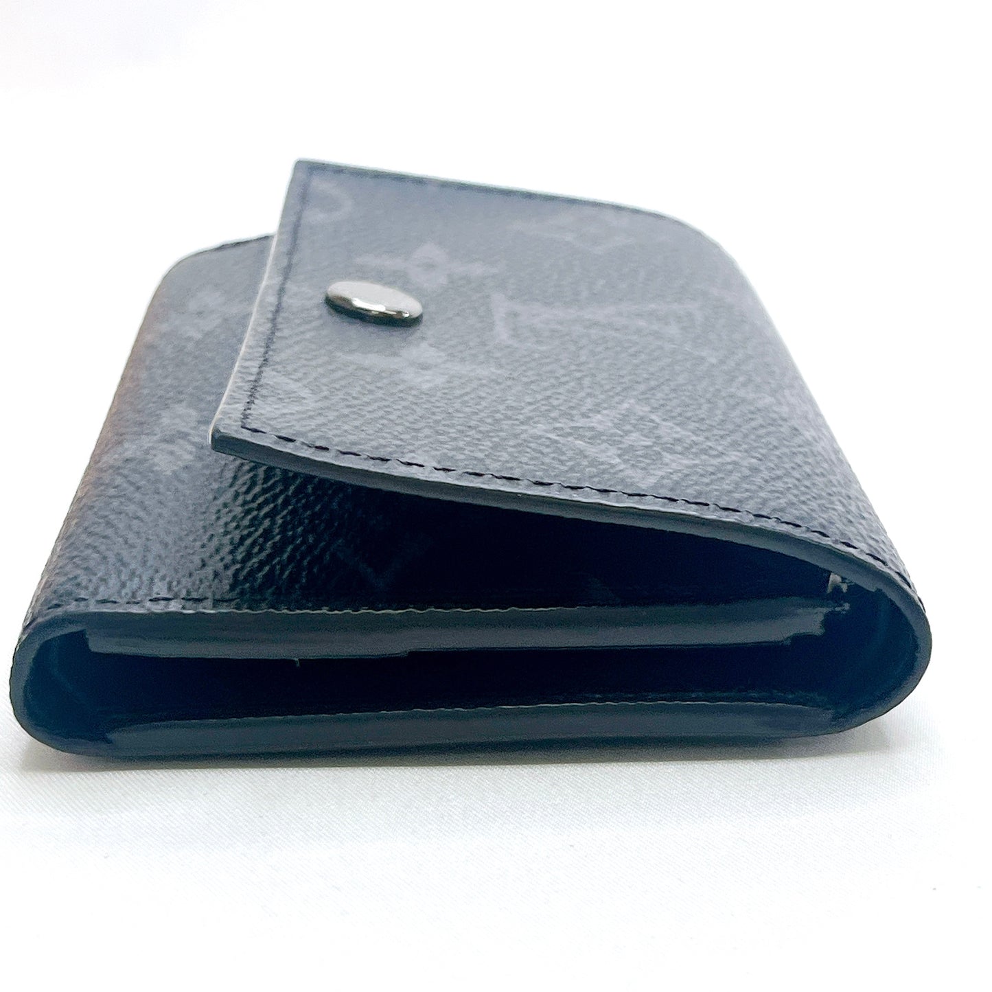 B2244 ルイヴィトン モノグラムエクリプス ヴィクターウォレット M12598 ブラック コンパクトウォレット RFID 箱