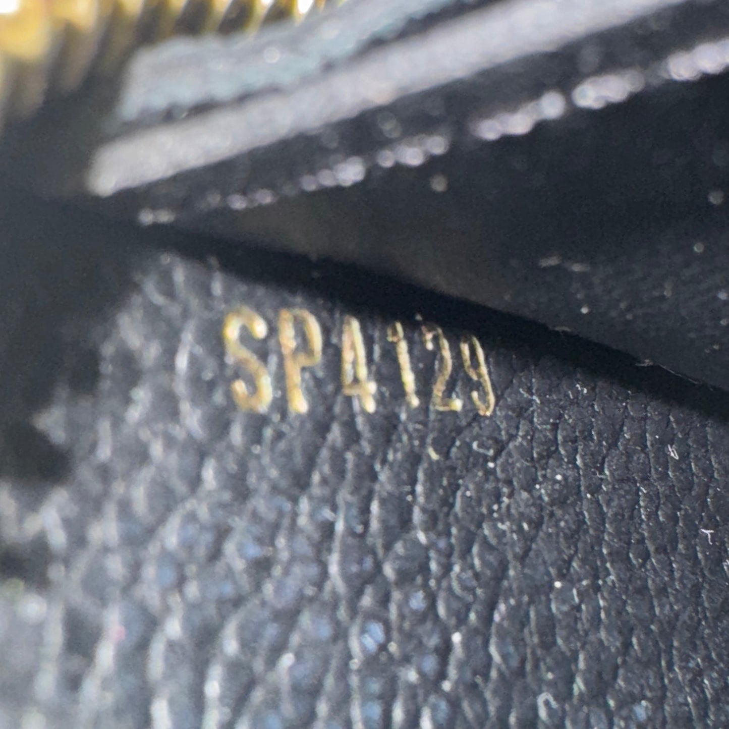 LOUIS VUITTON モノグラム アンプラント アンプラント ポルトフォイユ・クレマンス ノワール M60171 財布 シリアル:SP4129 B2733
