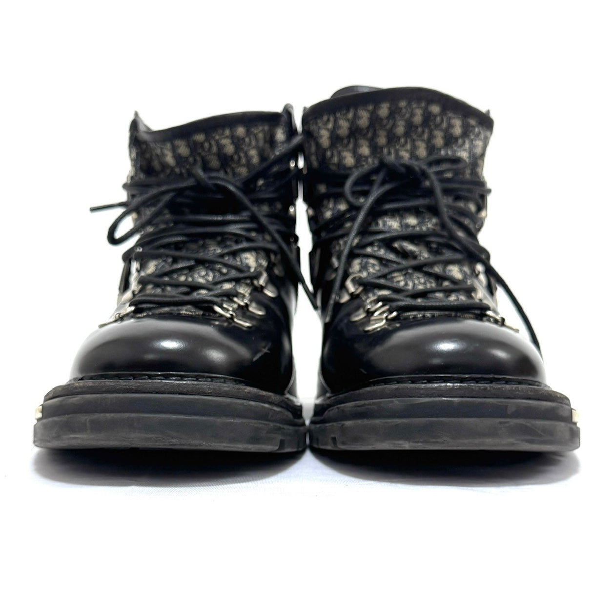 Dior HOMME ディオールオム サイズ:41 (約26cm)21AW オブリーク ジャガード マウンテン ブーツ EXPLORER BOOTS II エクスプローラー2 ブラック B2819