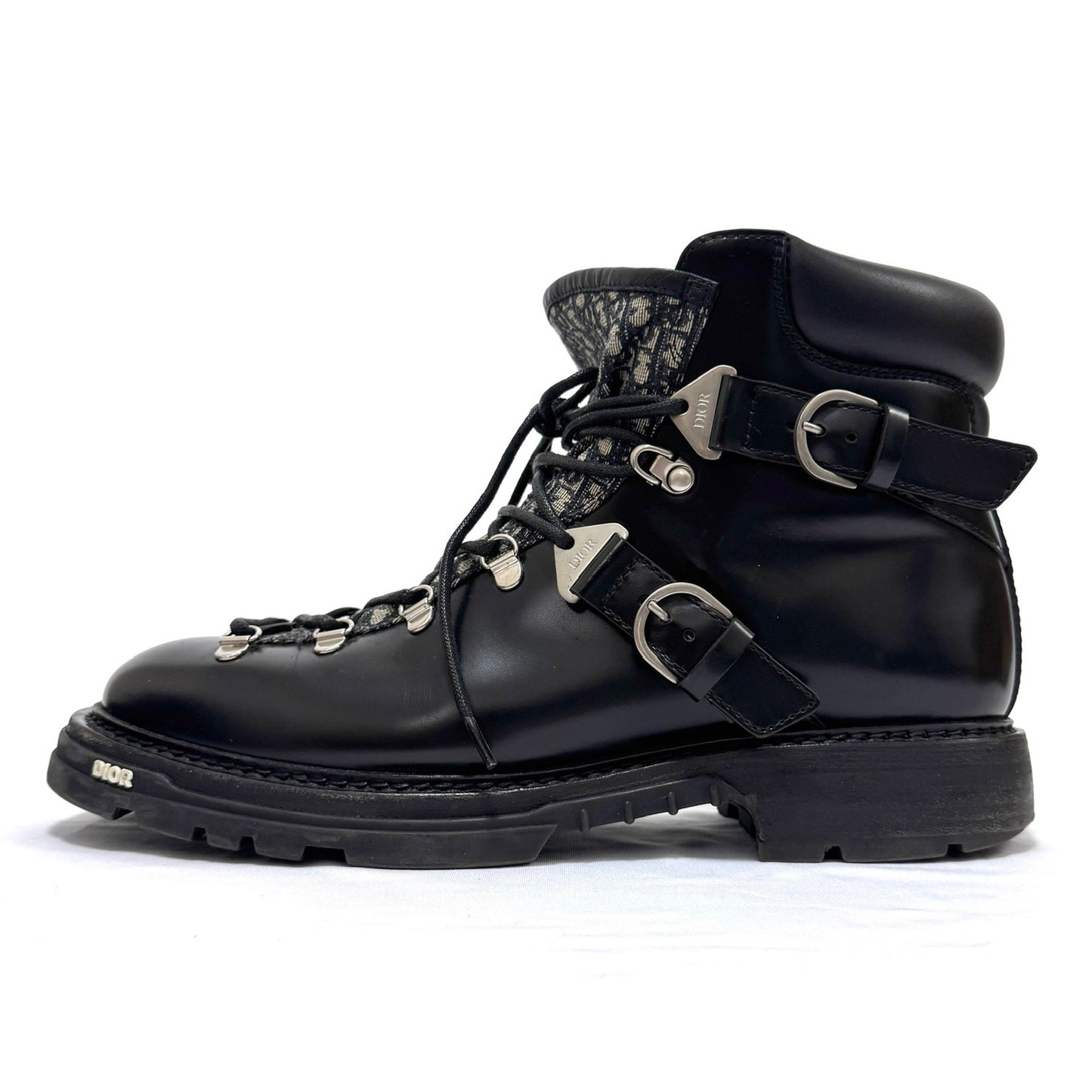 Dior HOMME ディオールオム サイズ:41 (約26cm)21AW オブリーク ジャガード マウンテン ブーツ EXPLORER BOOTS II エクスプローラー2 ブラック B2819