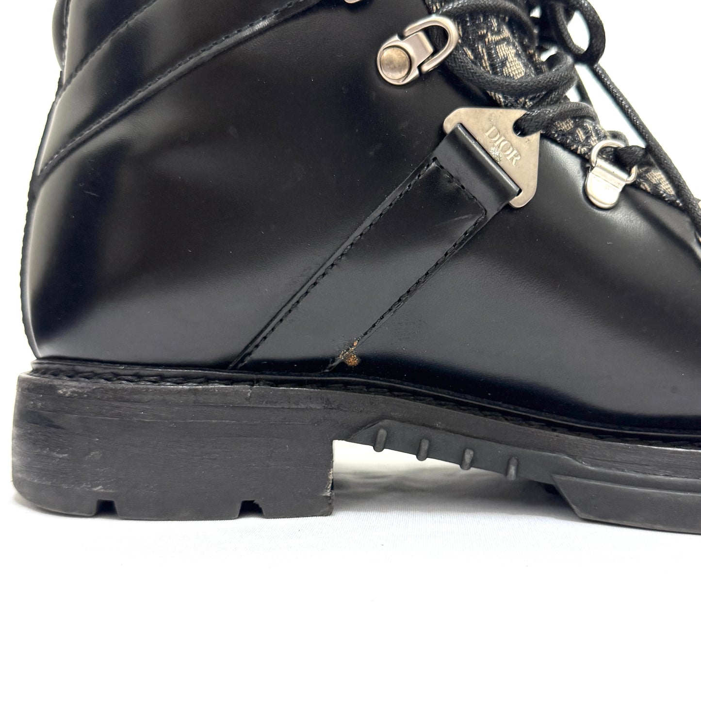Dior HOMME ディオールオム サイズ:41 (約26cm)21AW オブリーク ジャガード マウンテン ブーツ EXPLORER BOOTS II エクスプローラー2 ブラック B2819