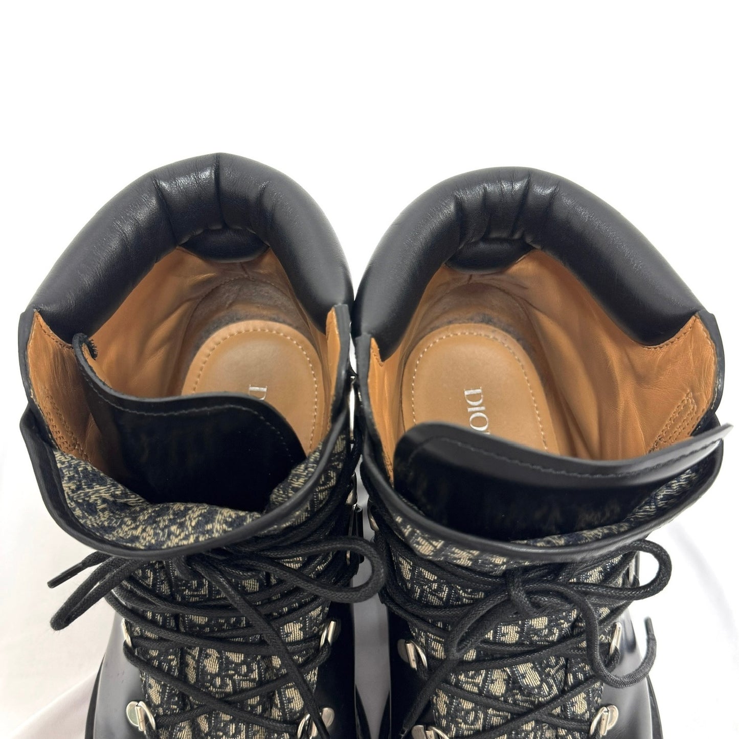 Dior HOMME ディオールオム サイズ:41 (約26cm)21AW オブリーク ジャガード マウンテン ブーツ EXPLORER BOOTS II エクスプローラー2 ブラック B2819