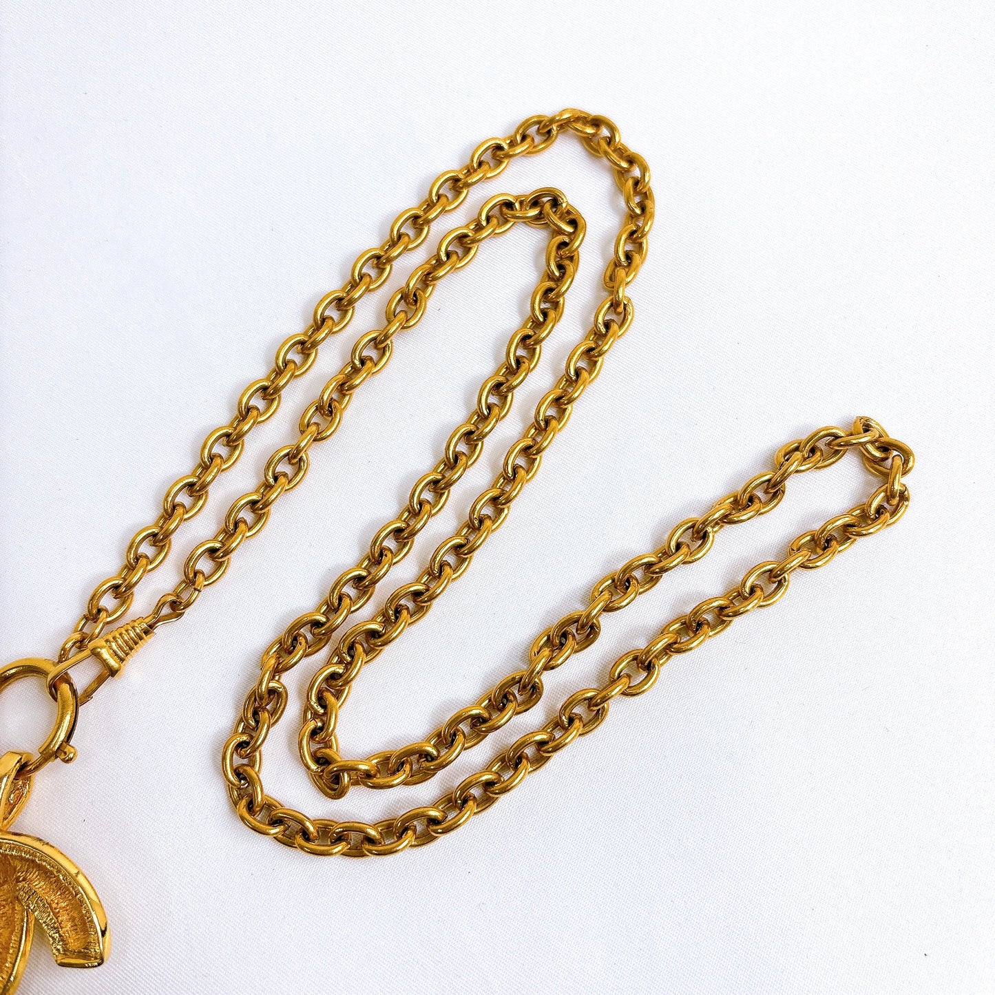 B0639 シャネル マトラッセ ココマーク ヴィンテージ ネックレス 刻印3859【買戻し対象】