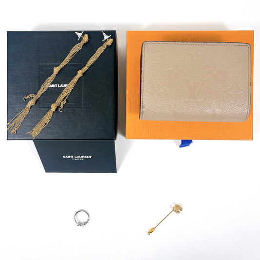 (パックNo.2)ルイヴィトン シャネル セリーヌ イヴサンローラン 小物4点セット B1200 B0974 B1202 B0956