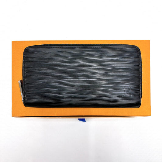 B1139  ルイヴィトン エピ ジッピーウォレット ブラック 長財布 GI4163