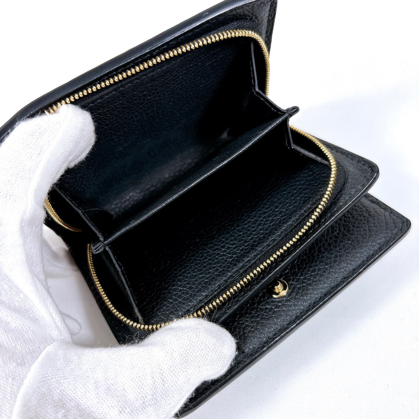 B1181 ルイヴィトン ポルトフォイユ クレア コンパクトウォレットノワール M80151 NFC