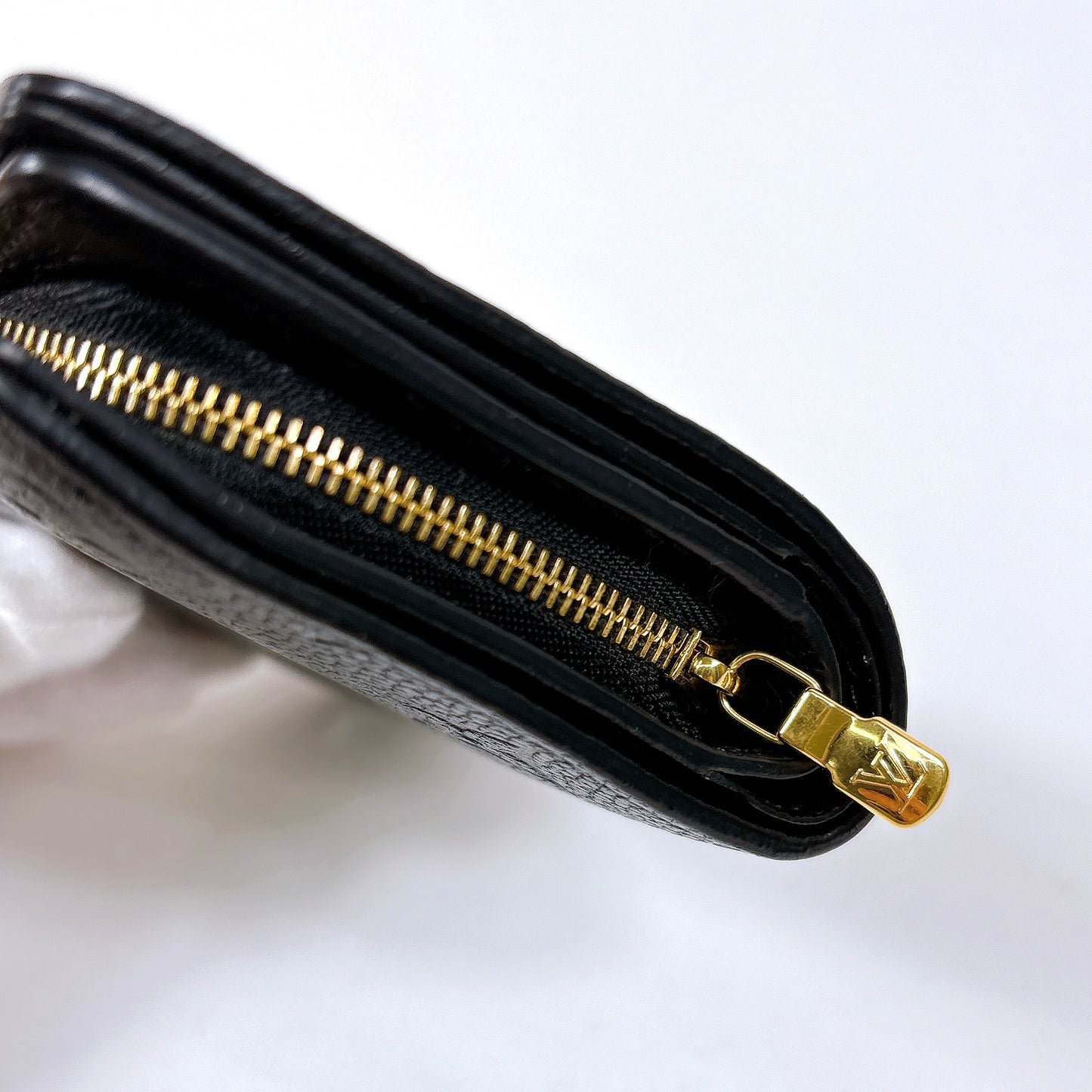 B1181 ルイヴィトン ポルトフォイユ クレア コンパクトウォレットノワール M80151 NFC