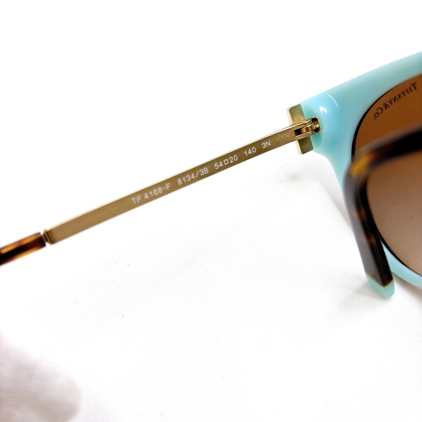 B1376 ティファニー ハバナ オン ティファニーブルー プラスチック×メタル サングラス ケース