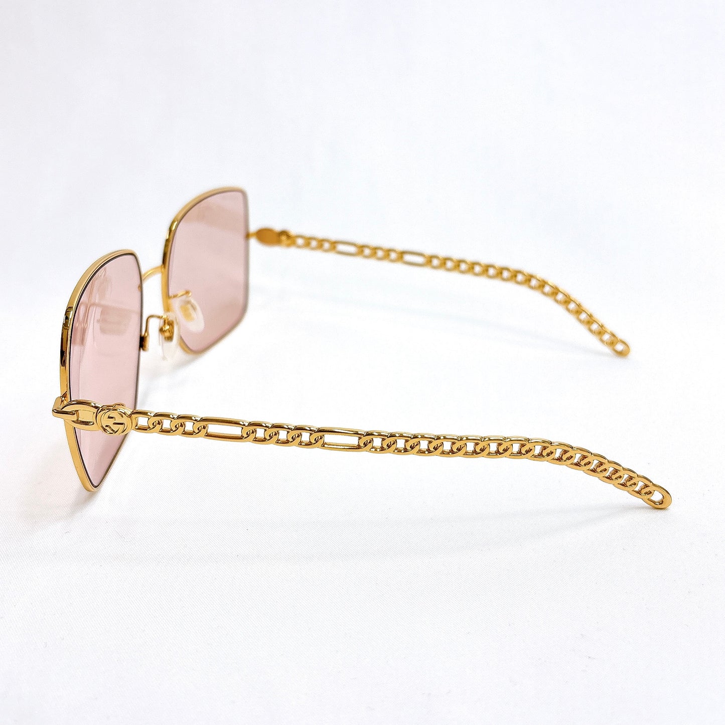 B1367 グッチ スクエアーフレーム サングラス GGマーク