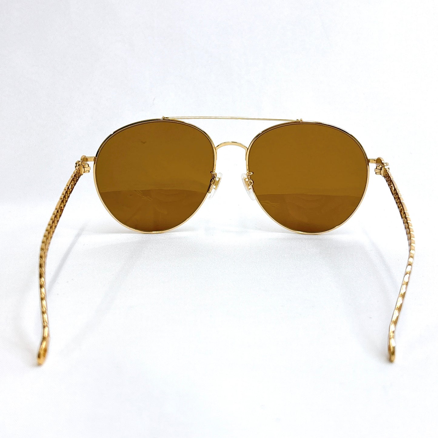 B1366 グッチ ラウンドフレーム サングラス GGマーク