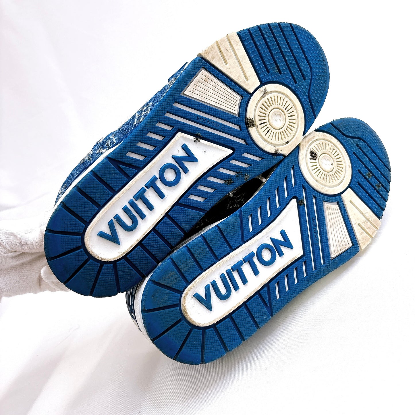 B1399 ルイヴィトン LV トレイナー スニーカー ジャガード BM0213 サイズ6