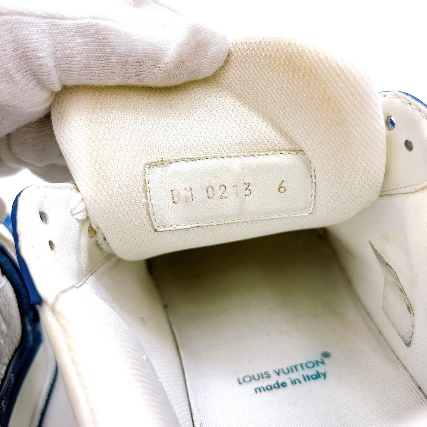 B1399 ルイヴィトン LV トレイナー スニーカー ジャガード BM0213 サイズ6
