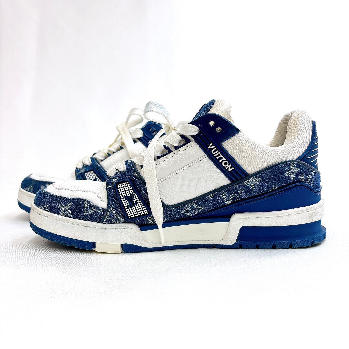B1399 ルイヴィトン LV トレイナー スニーカー ジャガード BM0213 サイズ6