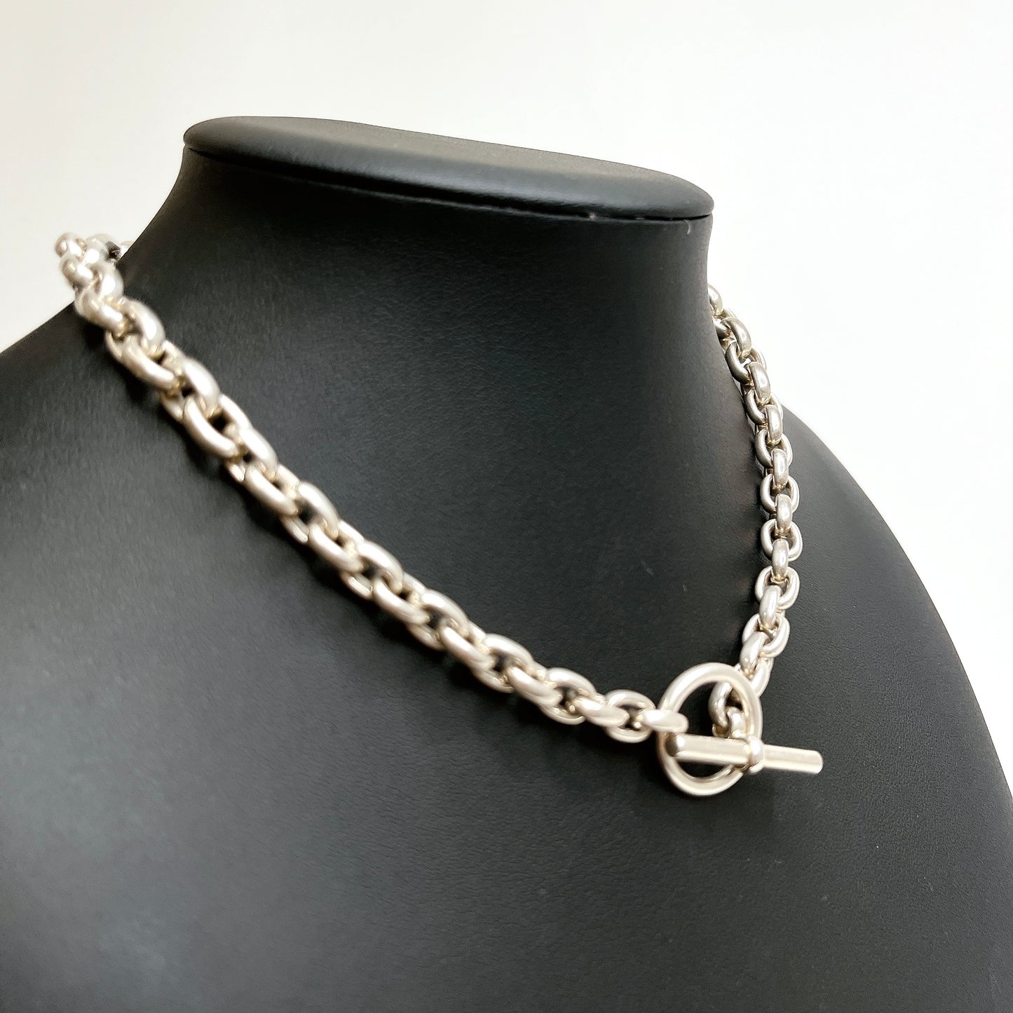 B1501 ライフ リドム リップル ネックレス シルバー チェーン 925【買戻し対象】