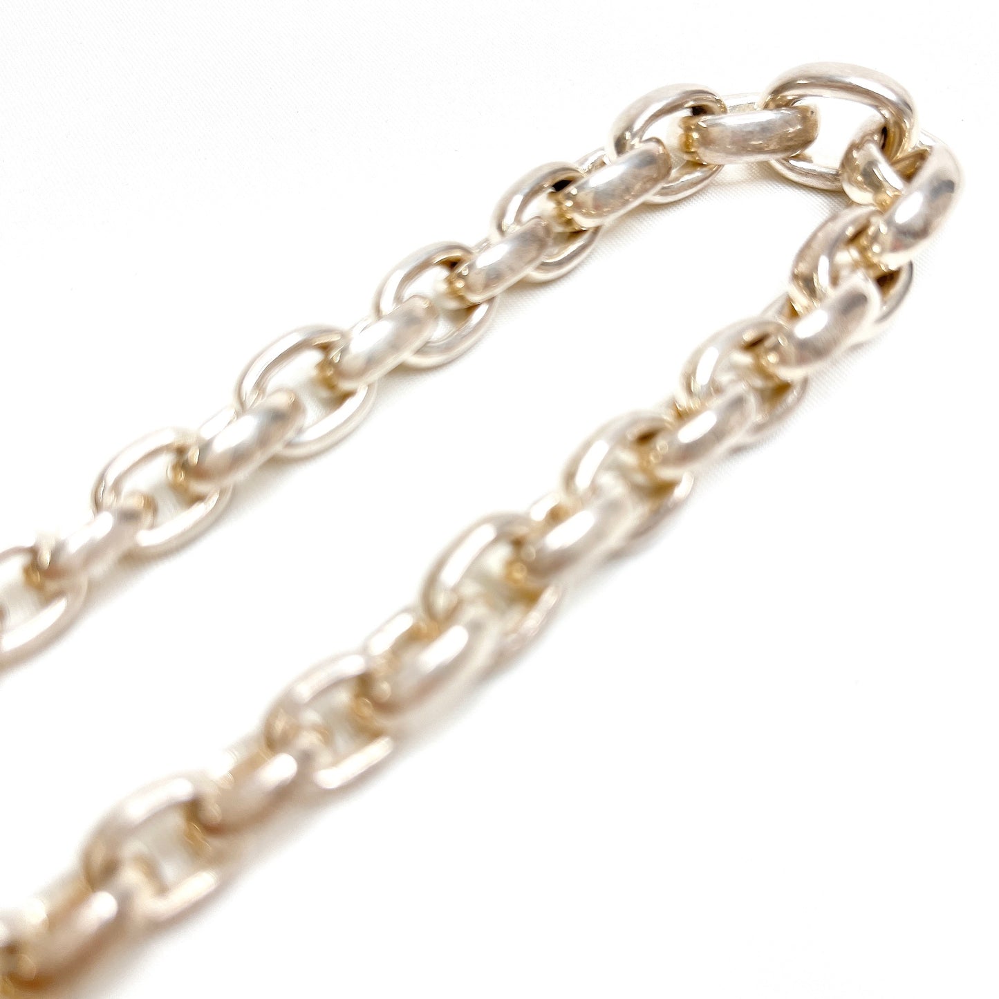 B1501 ライフ リドム リップル ネックレス シルバー チェーン 925【買戻し対象】