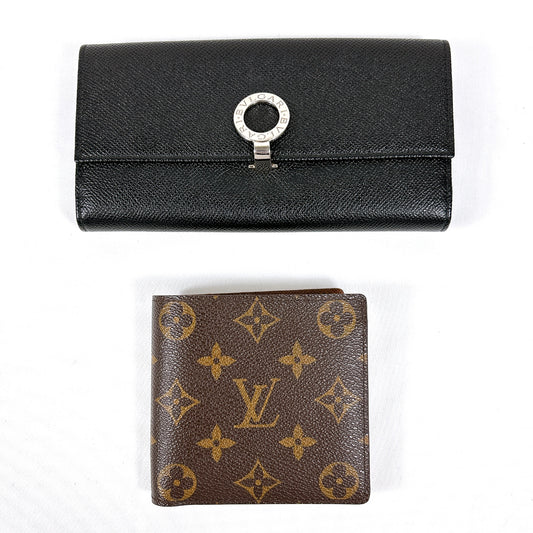 (パックNo.2)ルイヴィトン ブルガリ 小物2点セット B1507 B1509