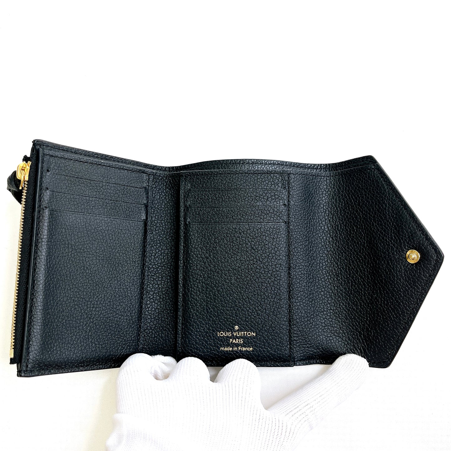 B1714 ルイヴィトン アンプラント ヴィクトリーヌ バイカラー コンパクト財布 NFC