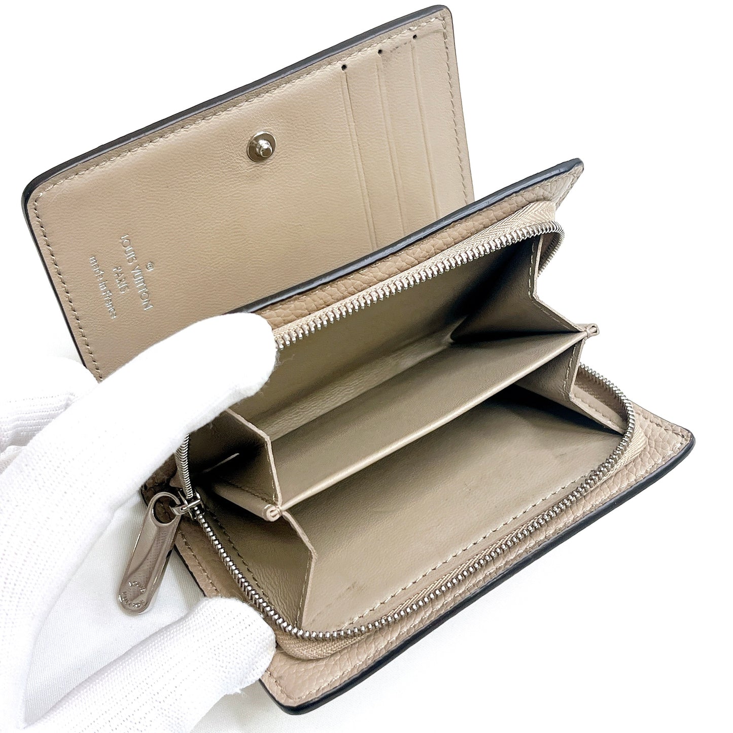 B1790 ルイヴィトン ポルトフォイユ クレア 折り財布 マヒナ RFID