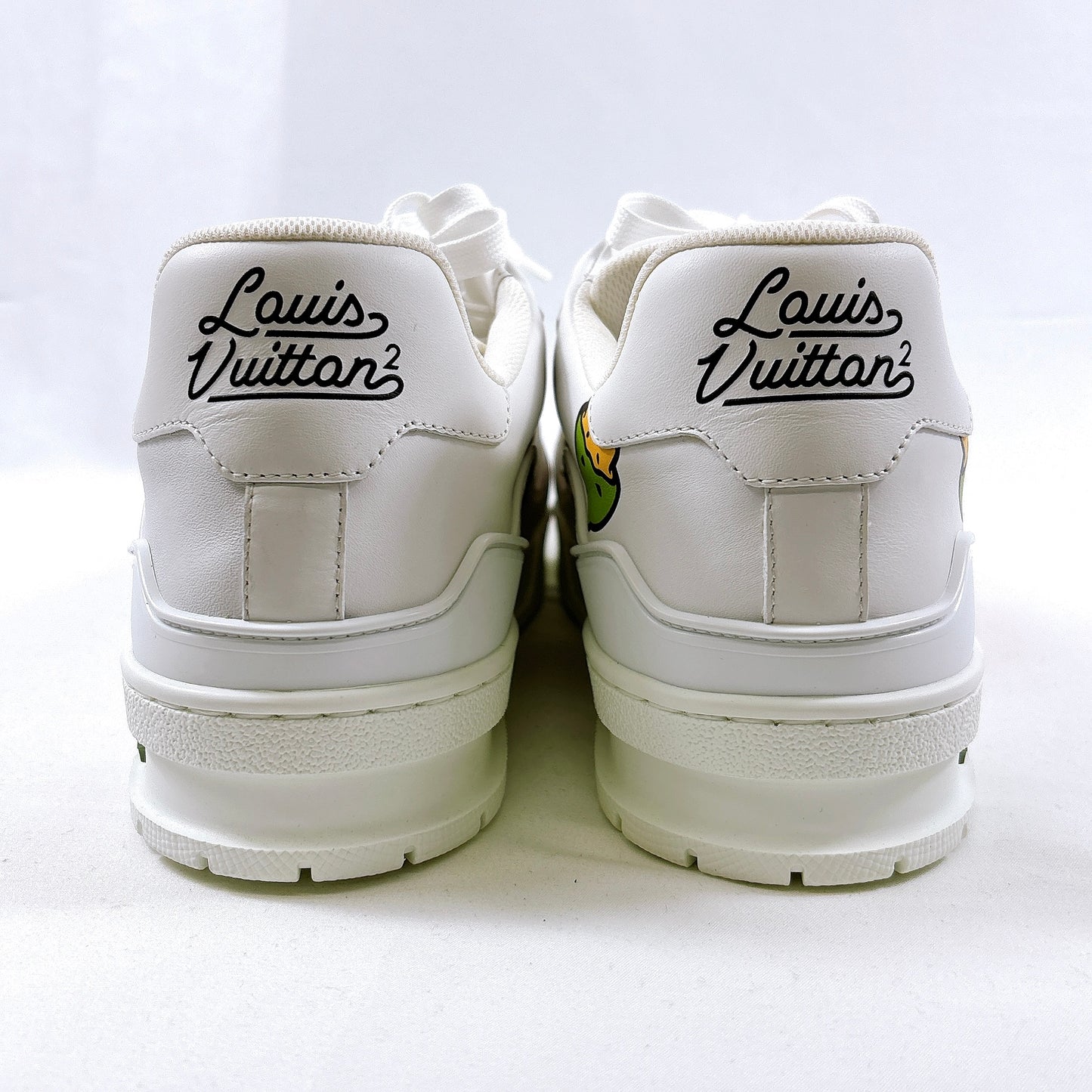 B1958 ルイヴィトン × NIGO LV トレイナーライン スニーカー ホワイト BM0281 サイズ6 1/2【買戻し対象】