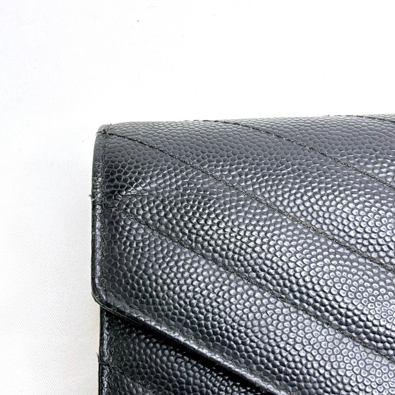 B0193 YSL イヴサンローラン カサンドラ マトラッセ ラージフラップウォレット 長財布