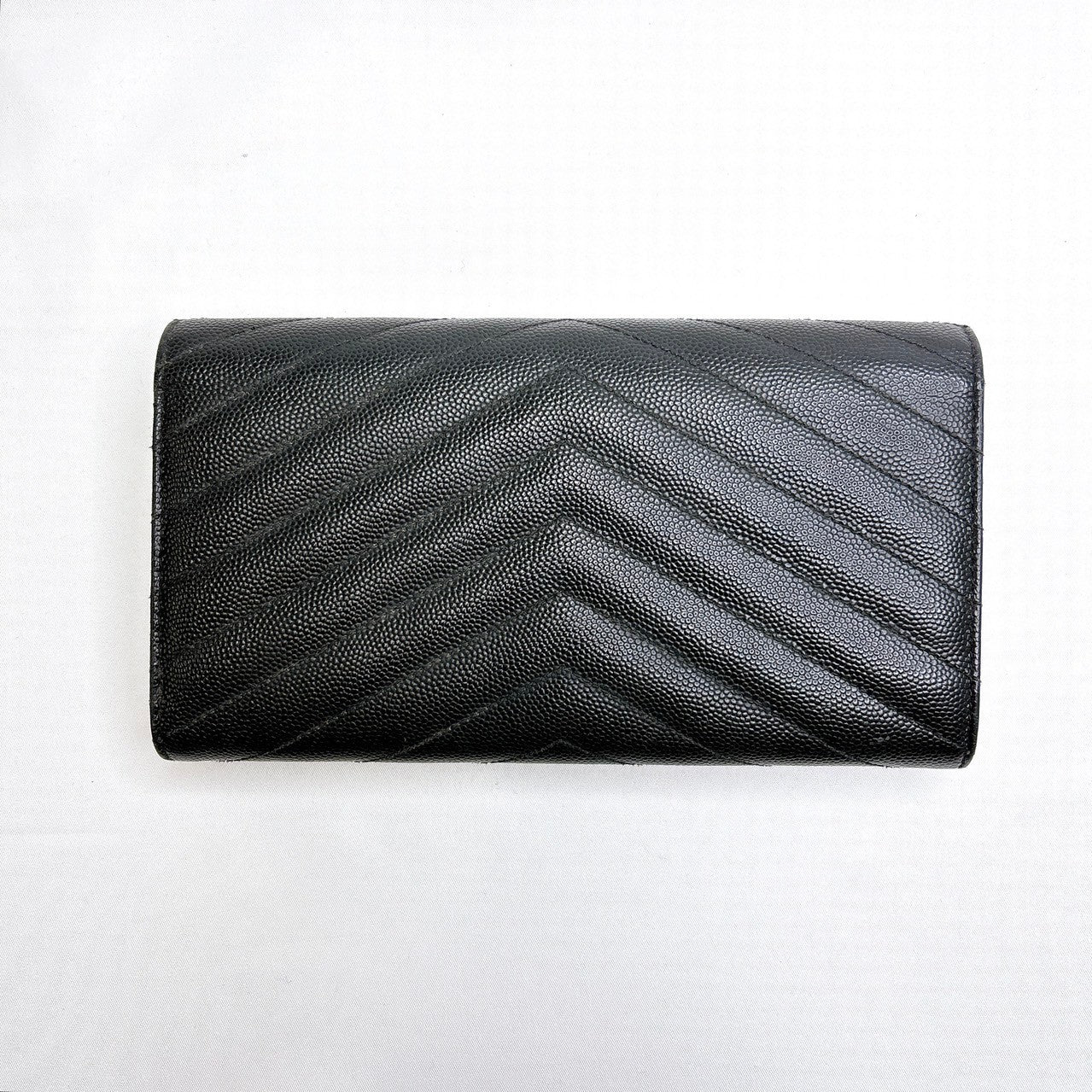 B0193 YSL イヴサンローラン カサンドラ マトラッセ ラージフラップウォレット 長財布