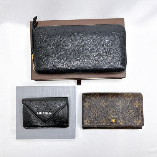 ルイヴィトン バレンシアガ 3点セット B0188 B0190 B0203