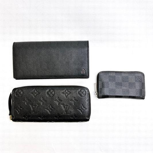 (パックNo.3)ルイヴィトン ダンヒル 小物3点セット B0546 B0590 B0595