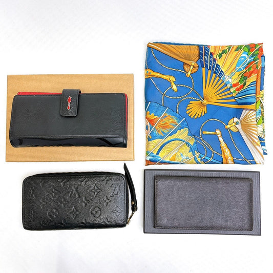 (パックNo.1)エルメス ルイヴィトン ルブタン ダンヒル 4点セットB0622 B0624 B0628  B0623