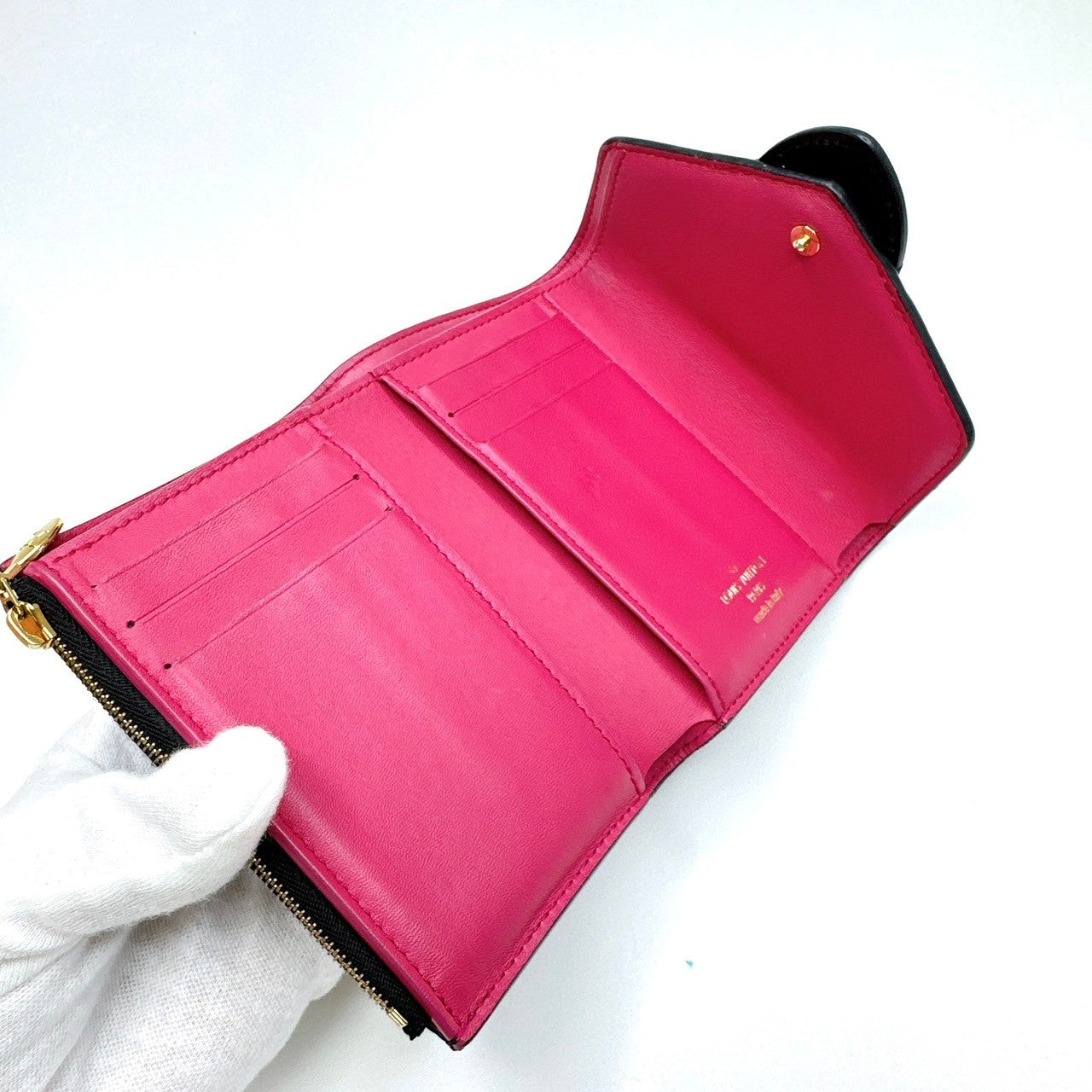 A3675 ルイヴィトン M69175 ポルトフォイユ ポンヌフ 三つ折り財布 ブラック