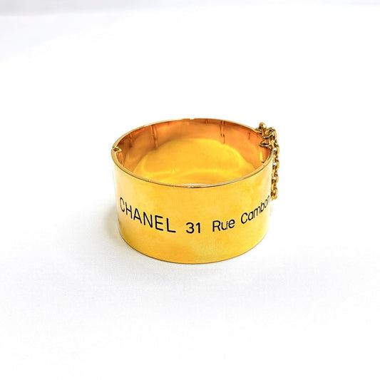 B0250 シャネル カンボン バングル ヴィンテージ ブランド刻印なし(新品でも刻印なし)