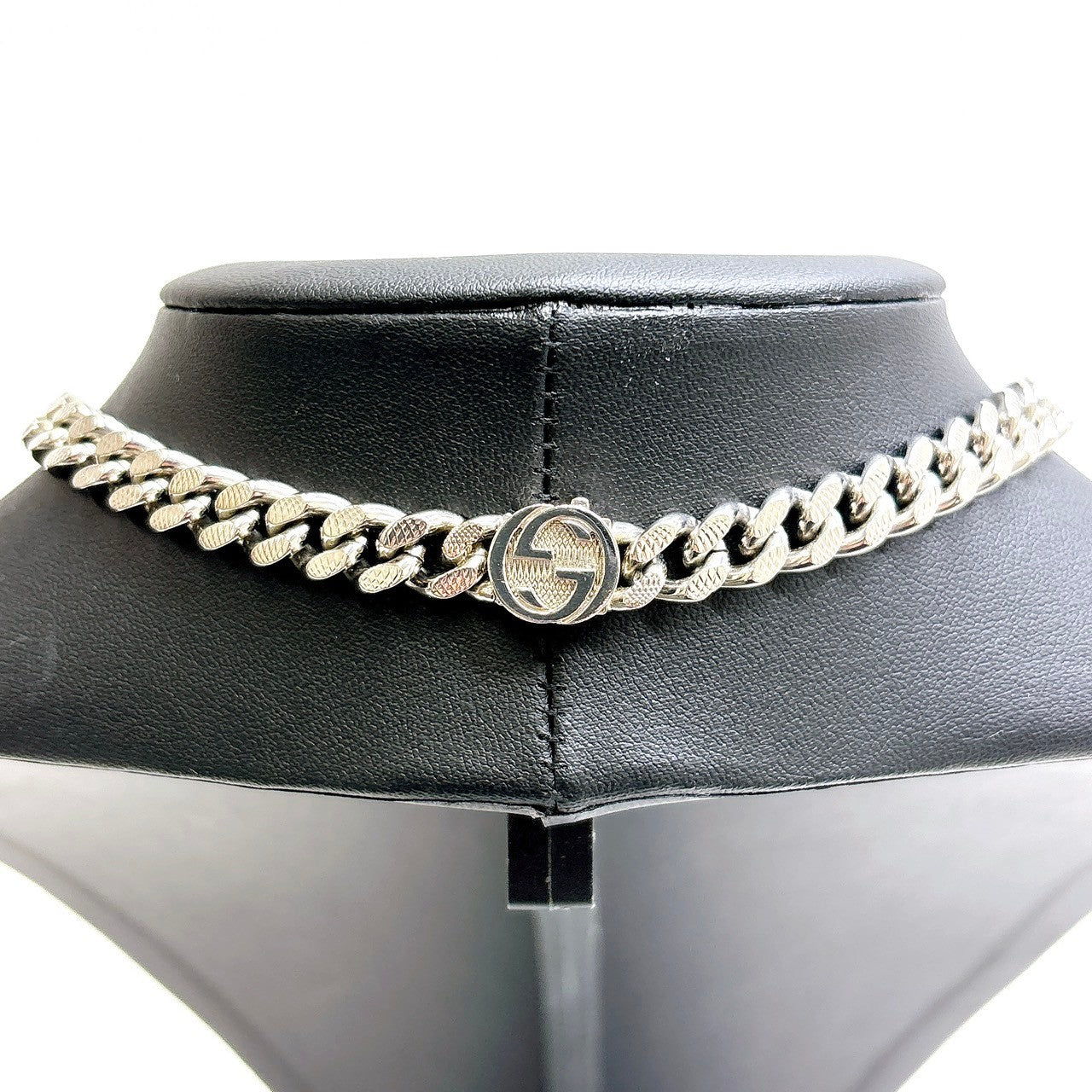 B0268 グッチ インターロッキングG ネックレス