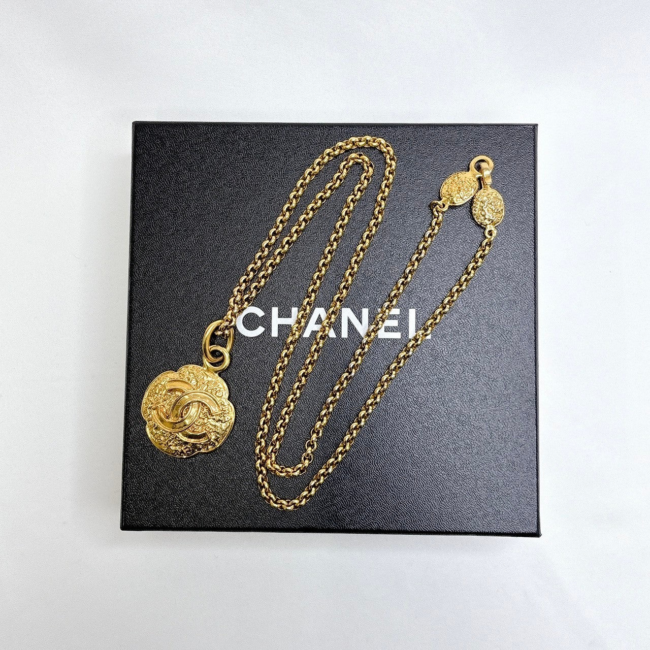 B0305 シャネル ココマーク 95A ロングネックレス 【買戻し対象商品】