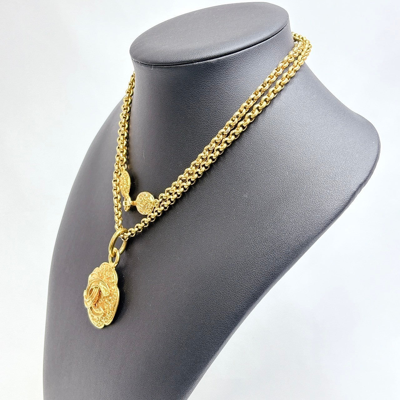 B0305 シャネル ココマーク 95A ロングネックレス 【買戻し対象商品】