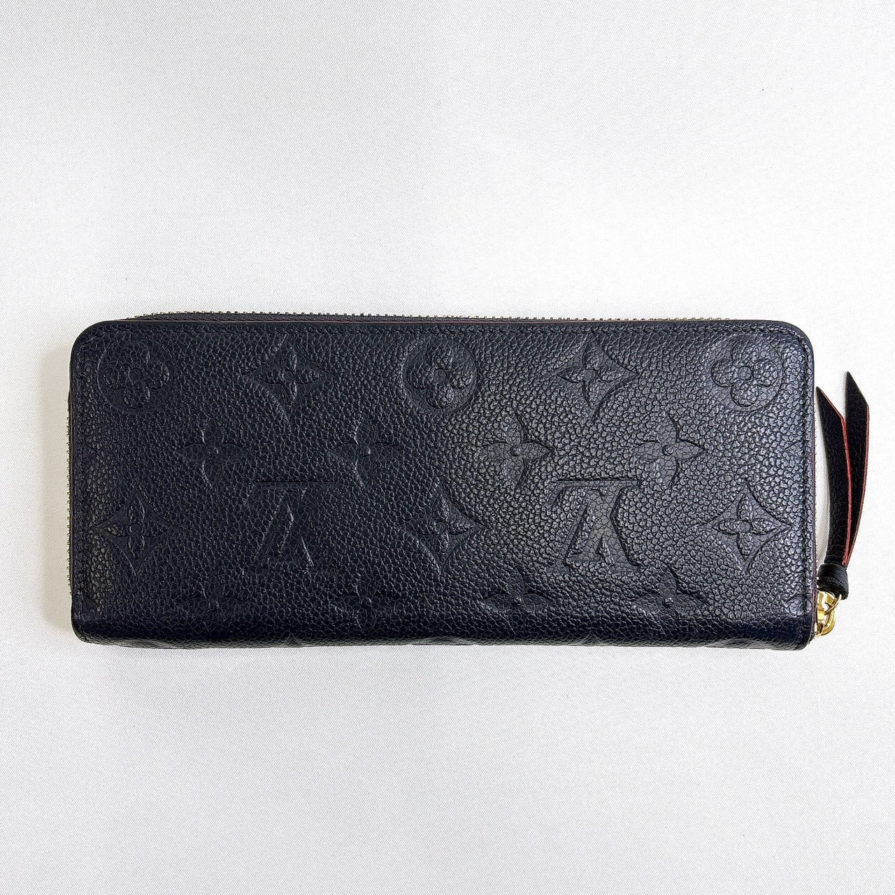 B0643 ルイヴィトン アンプラント クレマンス マリーヌルージュ 長財布 RFIDシリアル SP3230