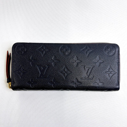 B0643 ルイヴィトン アンプラント クレマンス マリーヌルージュ 長財布 RFIDシリアル SP3230