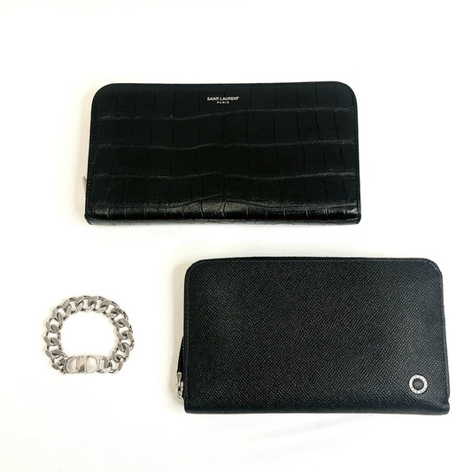 (パックNo.2)ディオール、ブルガリ、サンローラン小物3点まとめ  B0823   B0933   B0936