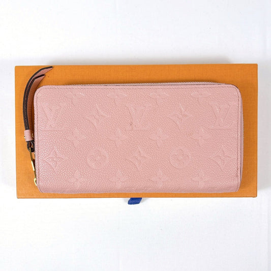 B1103  ルイヴィトン アンプラント ジッピーウォレット ピンク レザー 長財布 SP0149