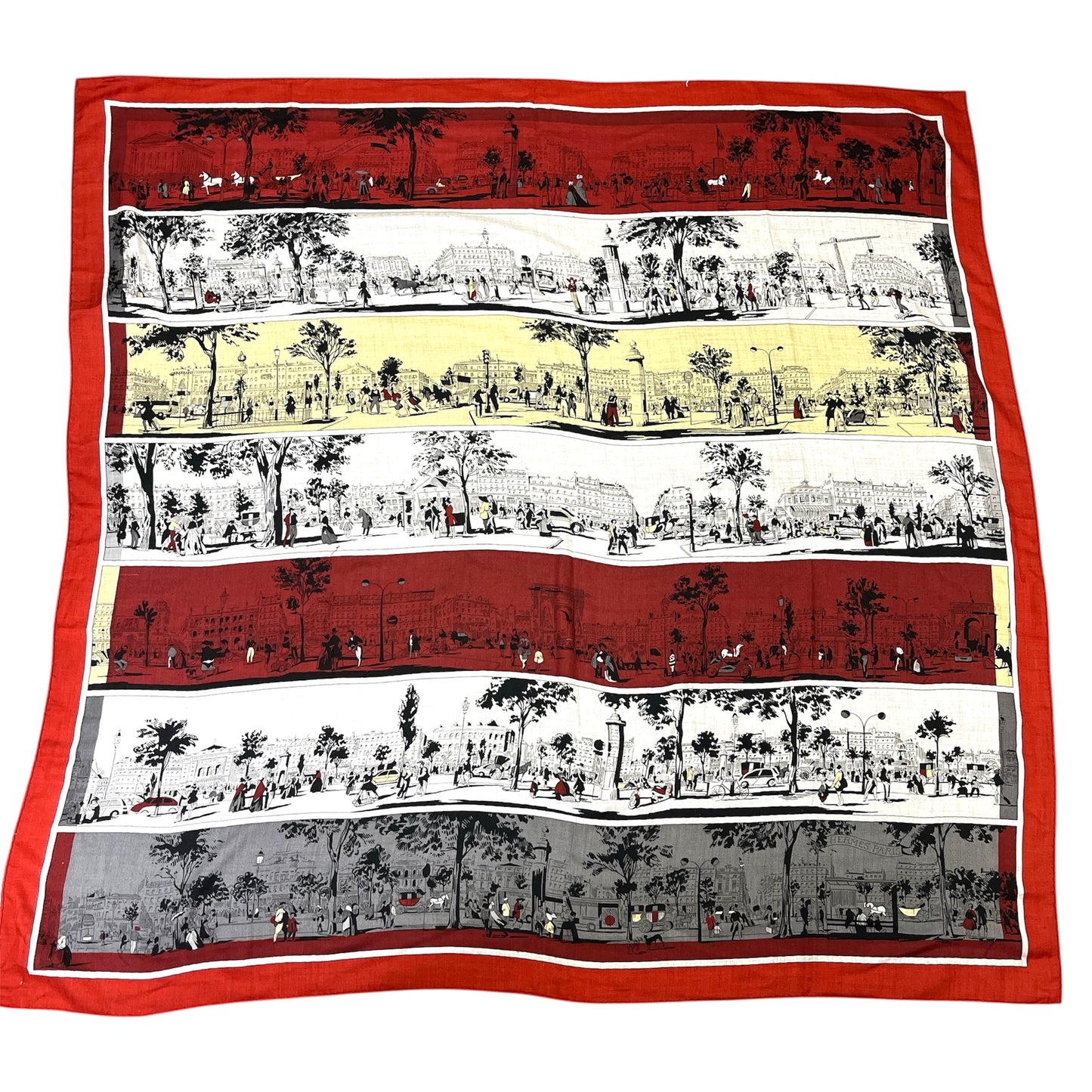 B1575 エルメス カレジェアン 140 A L'OMBRE DES BOULEVARDS ブールヴァールの陰から【買戻し対象】