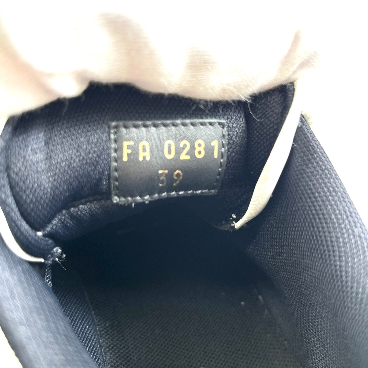 B2378 セリーヌ CT-02 エディ期 レザー スニーカー サイズ39 レディース ホワイト FA0281 ロゴ ベルクロ