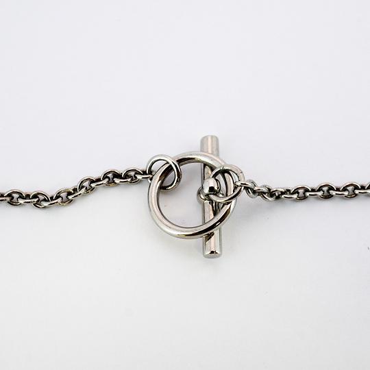 エルメス ネックレス ミニマイヨンPM メタル シルバー ブラック B3187