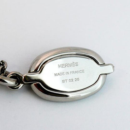 エルメス ネックレス ミニマイヨンPM メタル シルバー ブラック B3187