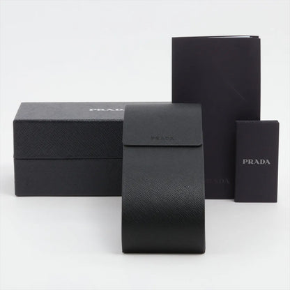 E4089 プラダ SPR09Z-F トライアングルロゴ サングラス 55□17 プラスチック ブラック