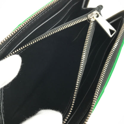 E4790 ボッテガヴェネタ マキシイントレ 長財布 ラウンドジップ レザー RFID ブラック
