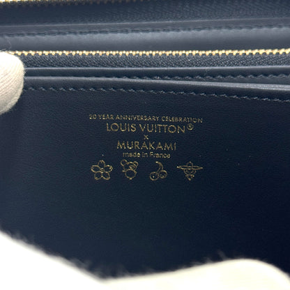 ルイヴィトン×村上隆 モノグラムエンボス LV × TMジッピーウォレット ラウンドジップウォレット マルチカラー 日本限定 RFID B2655