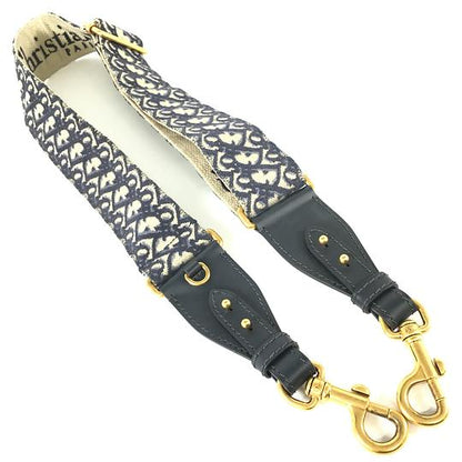 ディオール オブリーク トロッター ジャガード ショルダーストラップ ネイビー B3182