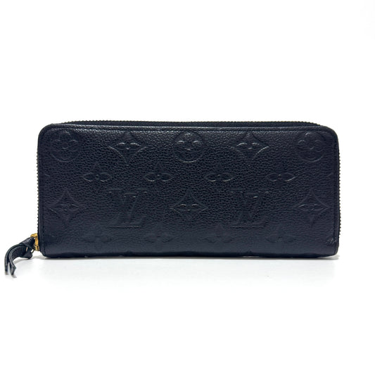 LOUIS VUITTON モノグラム アンプラント アンプラント ポルトフォイユ・クレマンス ノワール M60171 財布 シリアル：SP4129 B2733