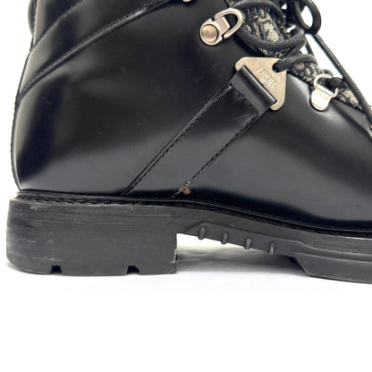 Dior HOMME ディオールオム サイズ:41 (約26cm)21AW オブリーク ジャガード マウンテン ブーツ EXPLORER BOOTS II エクスプローラー2 ブラック B2819