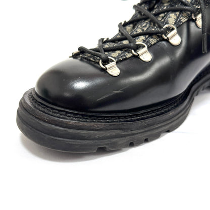 Dior HOMME ディオールオム サイズ:41 (約26cm)21AW オブリーク ジャガード マウンテン ブーツ EXPLORER BOOTS II エクスプローラー2 ブラック B2819